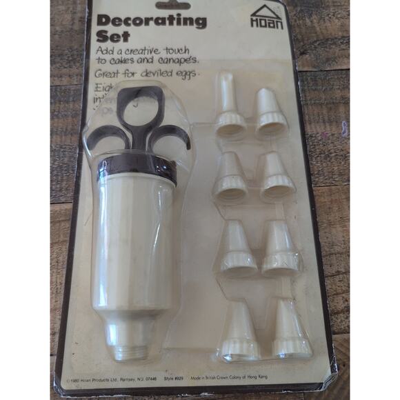 vintage Hoan Decorating Set, designed for adding creative touches to cakes,... - Picture 5 of 5